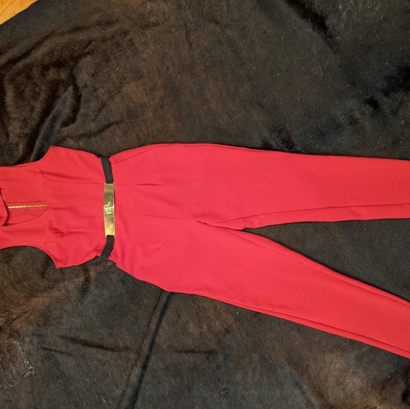 Red jumpsuit - Picture 1 of 3